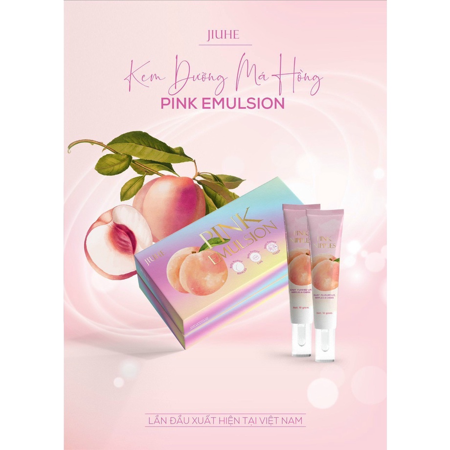 Kem Dưỡng Má Hồng Pink Emulsion - Hồng Môi Hồng Ti Thanh Tô - Kem Má Hồng Chính Hãng