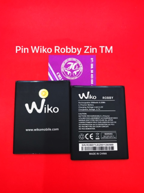 Pin wiko Rainbow/ bloom/ Rainbow 4G/ Robby/ 5251 zin