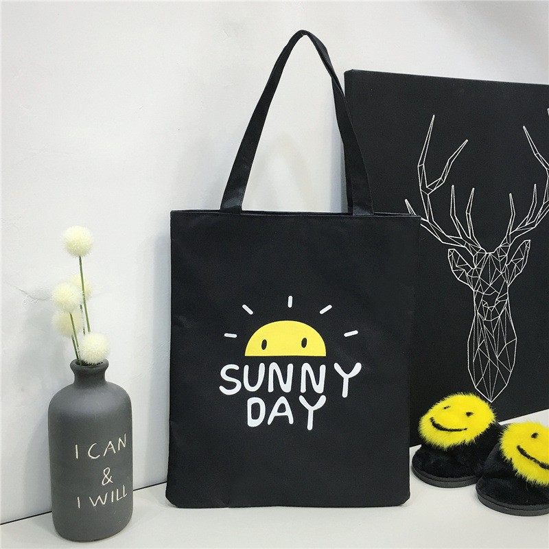 Túi Tote Mặt Trời Sunny Day Có Dây Kéo Chắc Chắn 433