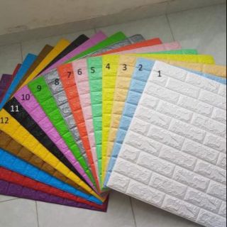 Nc&ds Xốp Dán Tường Giả Gạch 5mm Cao Cấp Cách Âm Cách Nhiệt