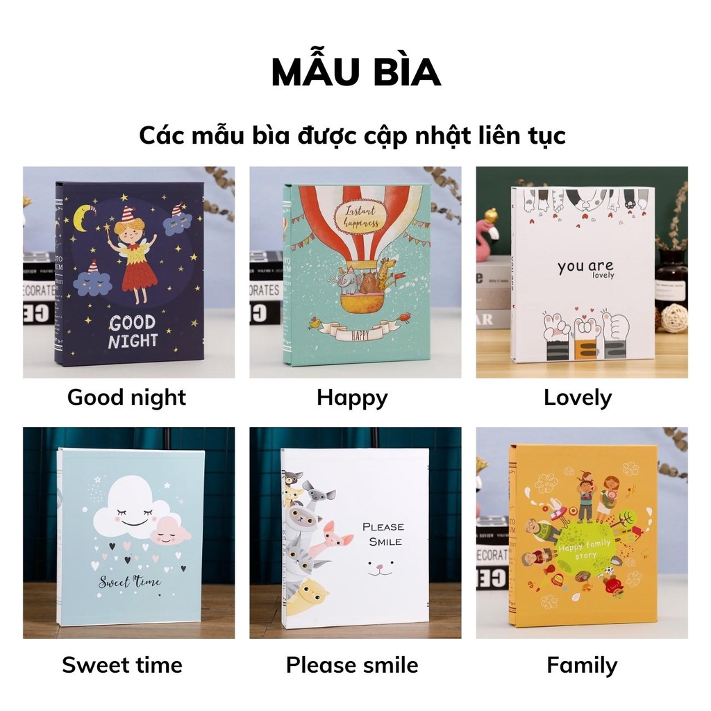Album ảnh có hộp siêu to sang trọng để 200, 400 ảnh cỡ 8x10, 9x12, 10x15,13x18 lưu ảnh gia đình tại Tú Vy Studio