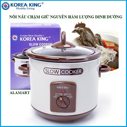 Nồi tiềm Korea King KSC-30R (3 lít)