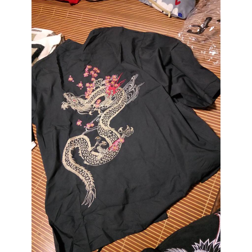 [Có Sẵn] Áo Kimono tattoo - đoản quái Kim Long | BigBuy360 - bigbuy360.vn