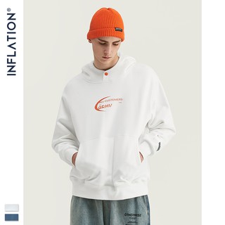 INFLATION Áo hoodie in, 100% cotton 9612W