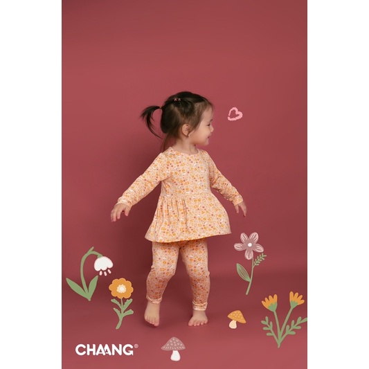 Chaang bộ quần áo dài tay Chaang Park cho bé AW22 hihistores