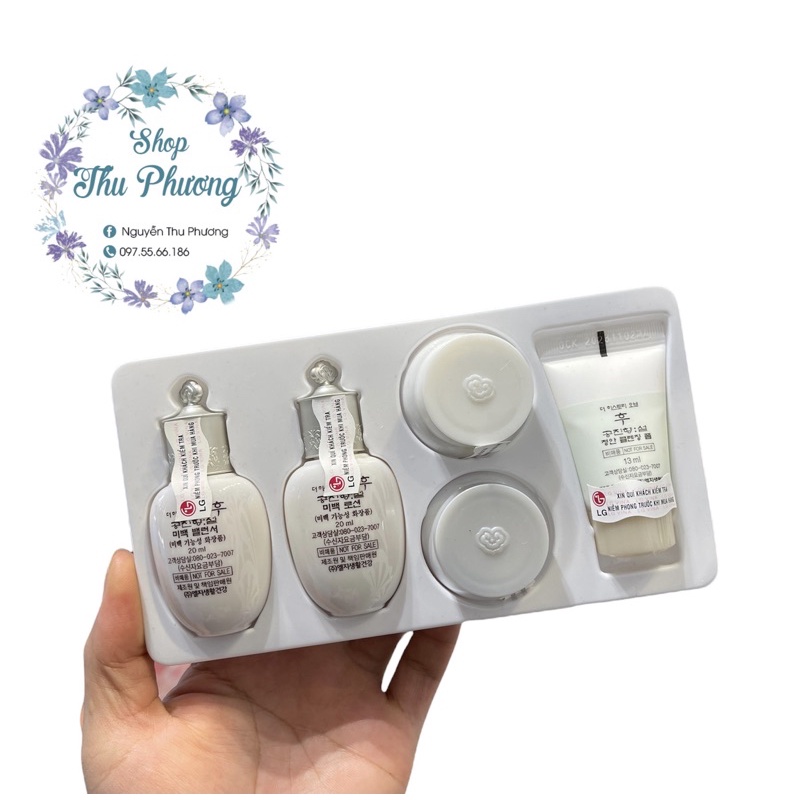 SET DƯỠNG TRẮNG DA WHOO SEOL MINI 5sp