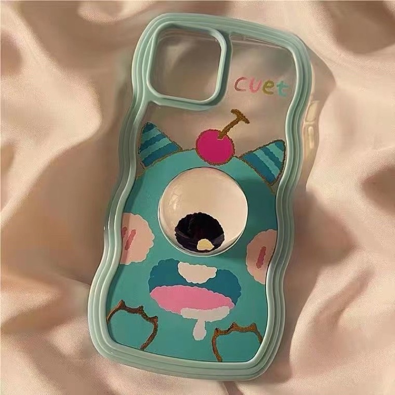 Ốp Iphone Monster + giá đỡ mắt 13 Pro Max/13/13 Pro/12 Pro Max/12/212 Pro/11 Pro Max/11/Xs Max/X/Xs/8 Plus/7 Plus