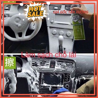 Bình xịt bọt tuyết đa năng, bình xịt vệ sinh da nỉ nhựa nội thất ô tô trong nhà Foam Cleaner
