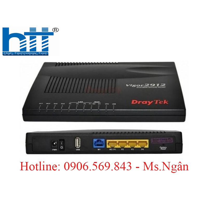 Bộ thu phát Wifi Draytek Vigor2912 Dual Wan VPN Router