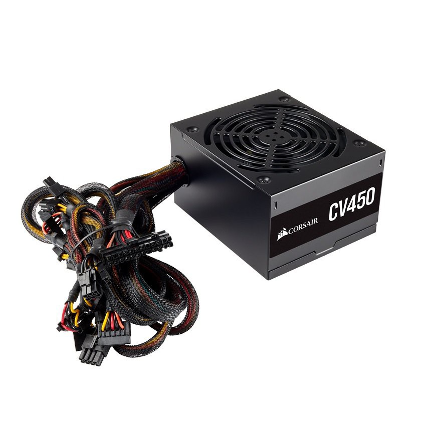 Nguồn Corsair Series CV 450 450W (80 Plus Bronze/Màu Đen) hàng chính hãng