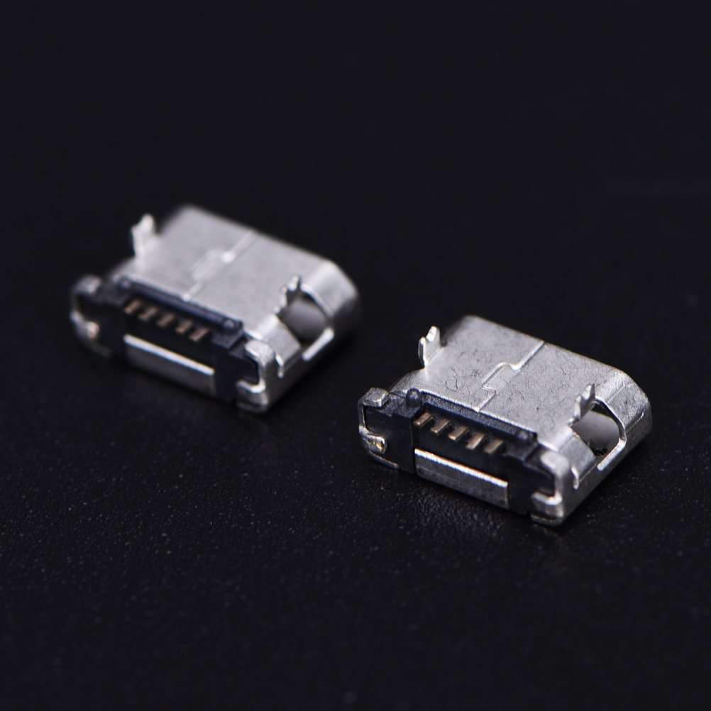 VN (Hàng Mới Về) Set 10 Đầu Nối Micro Usb Loại B 5 Pin 5 Pin Tiện Dụng