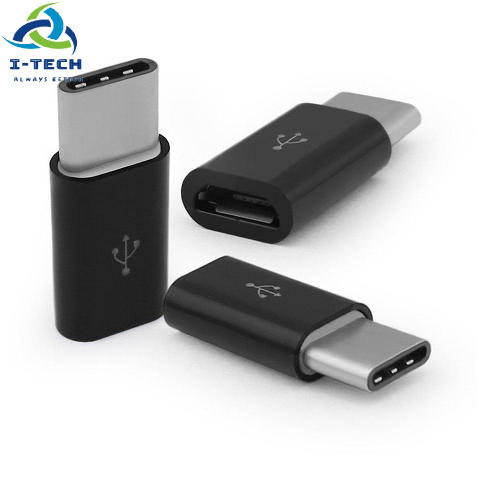 ⚡Khuyến mại⚡Universal USB 3.1 Type-C Connector to Micro USB Male to Female Converter Mini Portable USB-C Data Adapter Type C Device