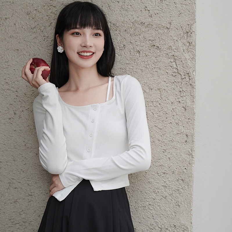 IELGY      Áo Khoác cardigan Dệt Kim Kiểu Cách Thời Trang Và Độc Đáo