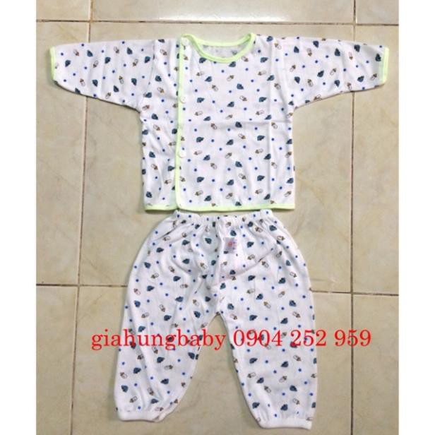 Bộ quần áo sơ sinh bình sữa 100% cotton hàng Việt Nam cho bé