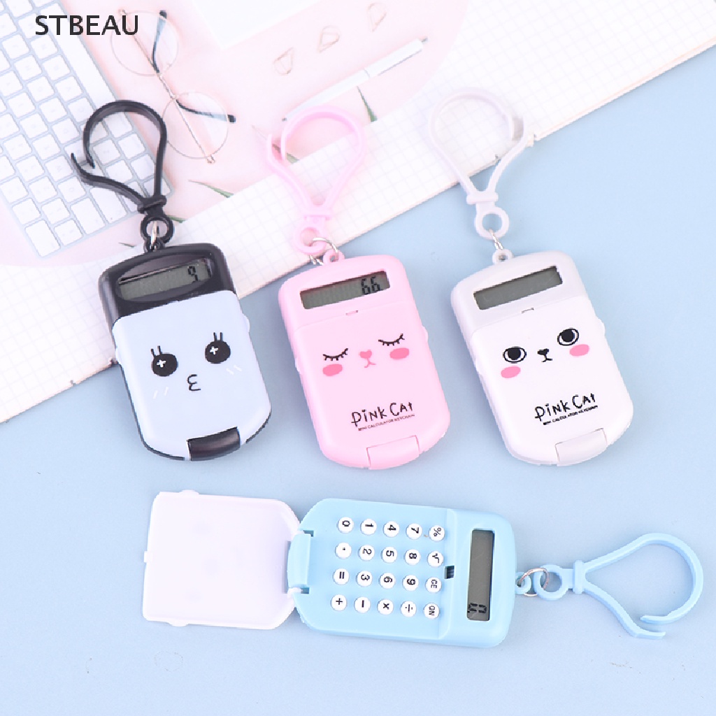 [Cxstbuan] Móc Khóa Máy Tính Cầm Tay Kỹ Thuật Số Mini Đáng Yêu Sáng Tạo MME