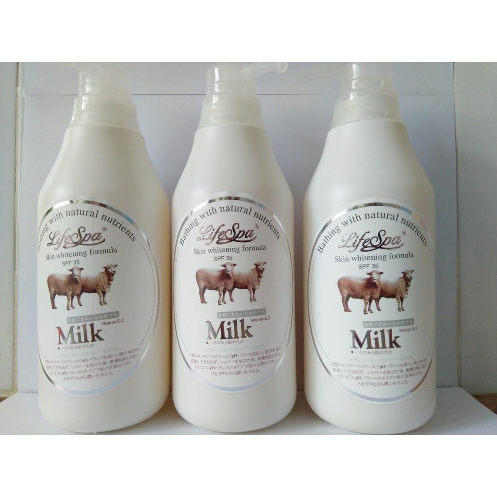 Sữa tắm Life Spa Milk thái lan 500ml