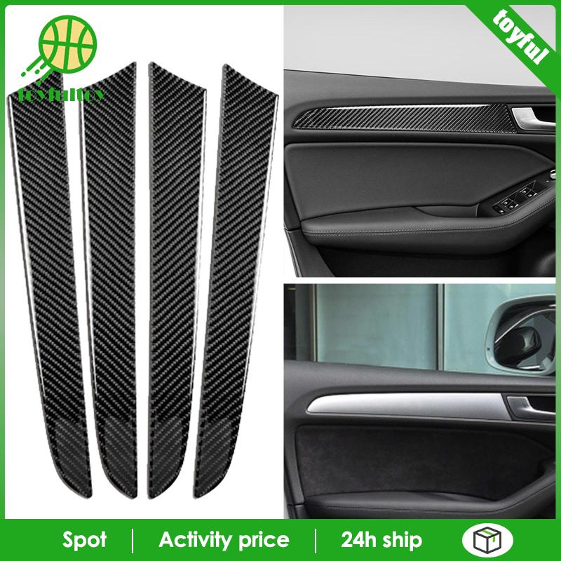 Set 4 Miếng Dán Trang Trí Tay Nắm Cửa Trong Xe Hơi Audi Q5 2010-18