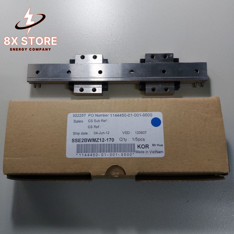 Thanh ray trượt bản rộng 14,18  2block Misumi SSE2BWM9-110, SSE2BWMZ12-170