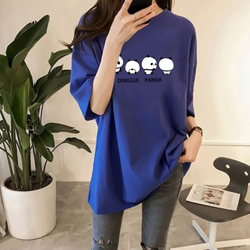 NRVP Áo Thun Ngắn Tay Dáng Rộng Thời Trang Cho Nữ