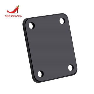 👠Black Chrome Plated Guitar Neck Plate with 4 Screws