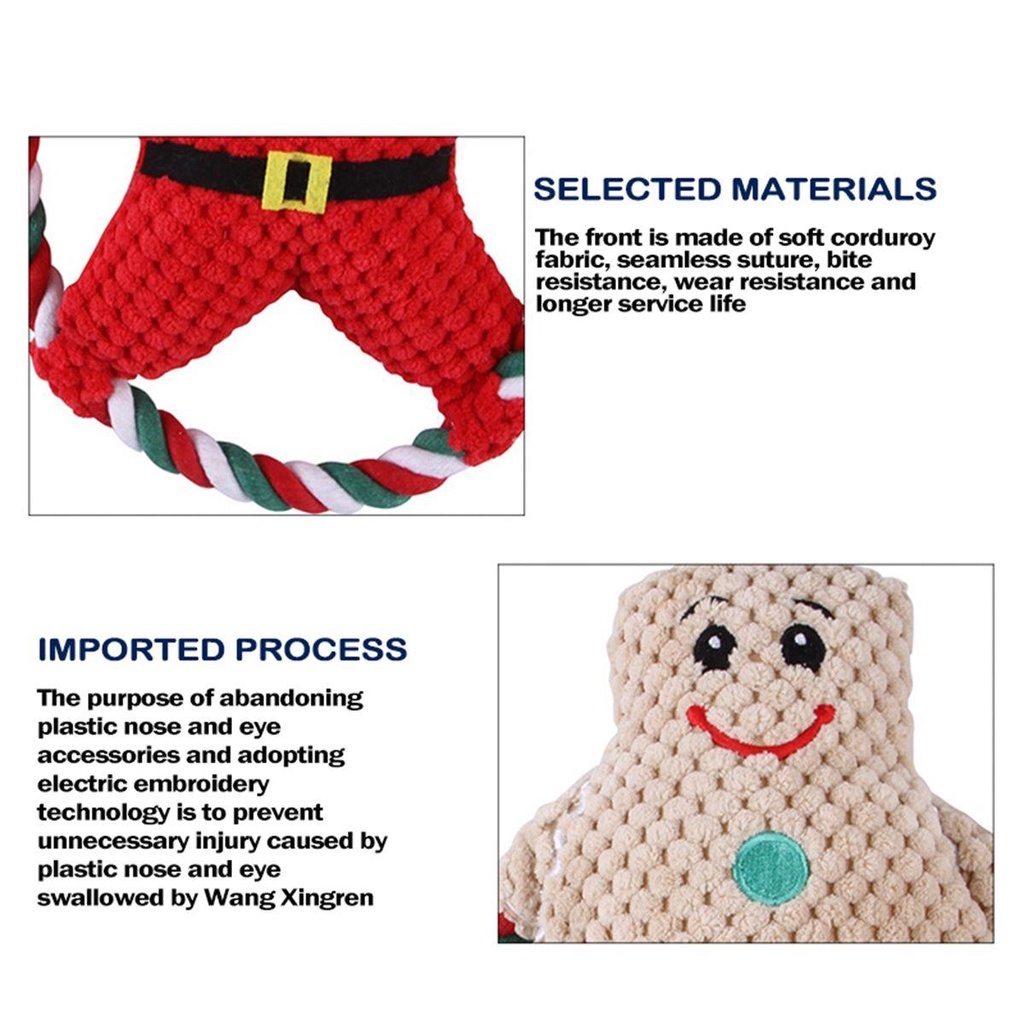 Danilo Đồ Chơi Huấn Luyện Chó Nhồi Bông Mềm Có Tiếng Kêu Tương Tác