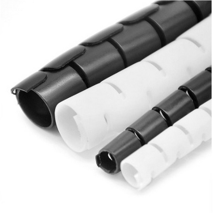 Ống ruột gà lò xo bọc dây cáp điện xe hơi ô tô kiểu xoắn ốc quấn bảo vệ bao luồn chống bụi nước va đập bẩn chuột cắn