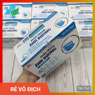 [Bán Sỉ] Hộp 50 cái khẩu trang 4 lớp Ánh Dương - Đủ màu - Hàng có sẵn