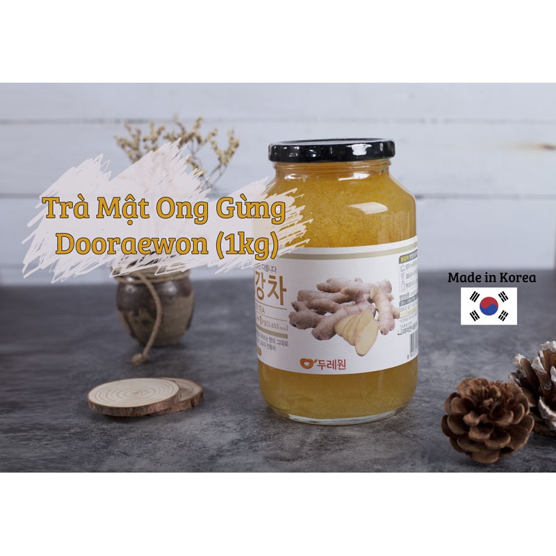 Trà - Gừng Mật Ong Honey Ginger Tea Hàn Quốc, Hũ 1kg