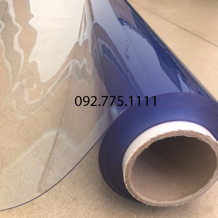 Nhựa PVC dẻo (dày 1mm x Khổ rộng 1.4m)trong suốt | Tấm PVC trải bàn | Khăn trải bàn.