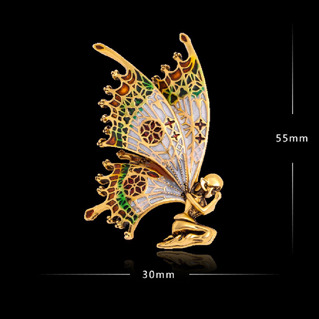 Ghim Cài Áo Hình Cánh Bướm Phong Cách Vintage Thời Trang