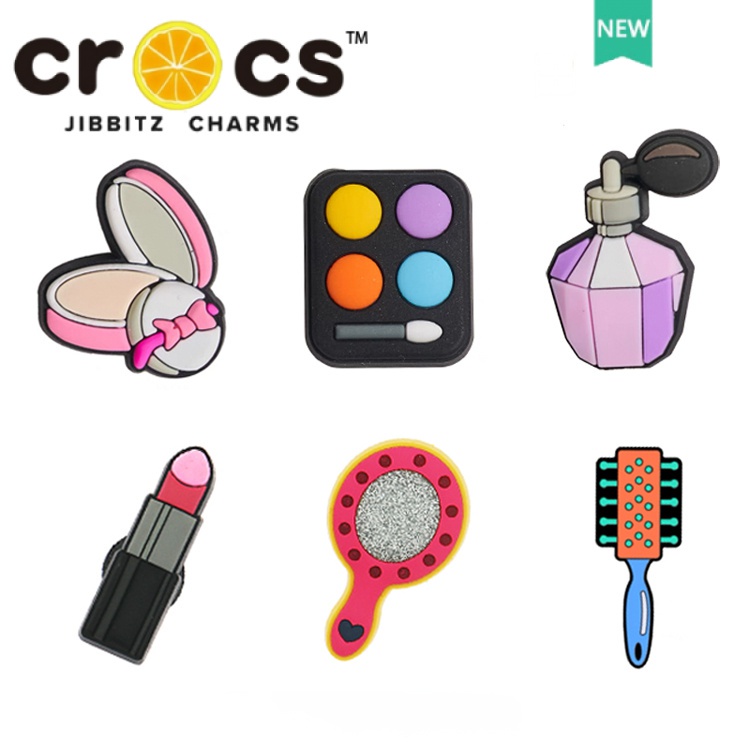 Phụ Kiện Khóa Cài Trang Trí Giày crocs jibbitz Series Hình Hoa Dễ Thương Cho Nữ