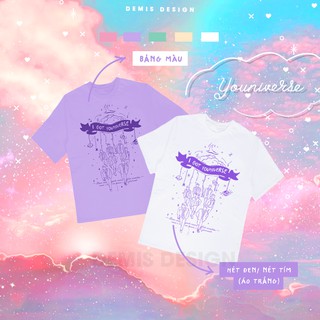 ÁO THUN NGẮN TAY BTS YOUNIVERSE  - DEMIS DESIGN