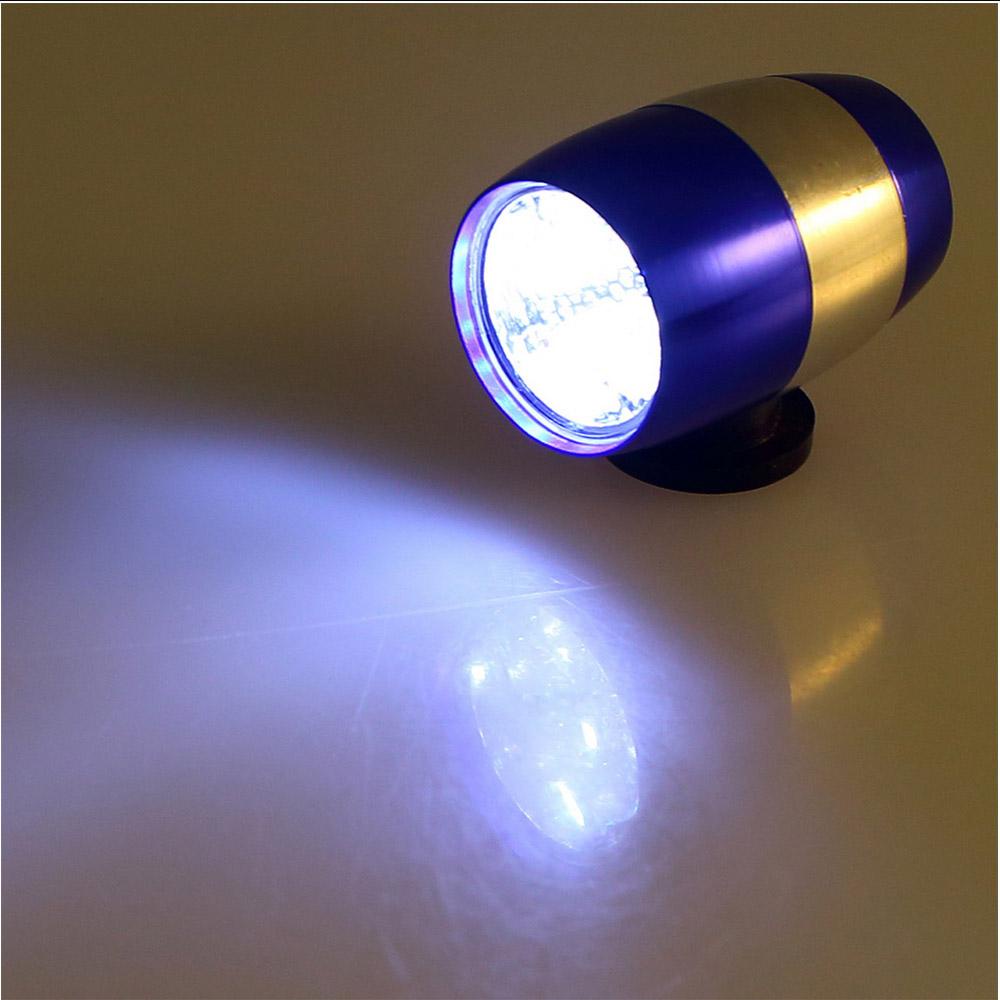 Đèn Pha 6 Bóng LED Mini 4 Màu Kèm Giá Đỡ Gắn Phía Trước Xe Đạp Tiện Dụng