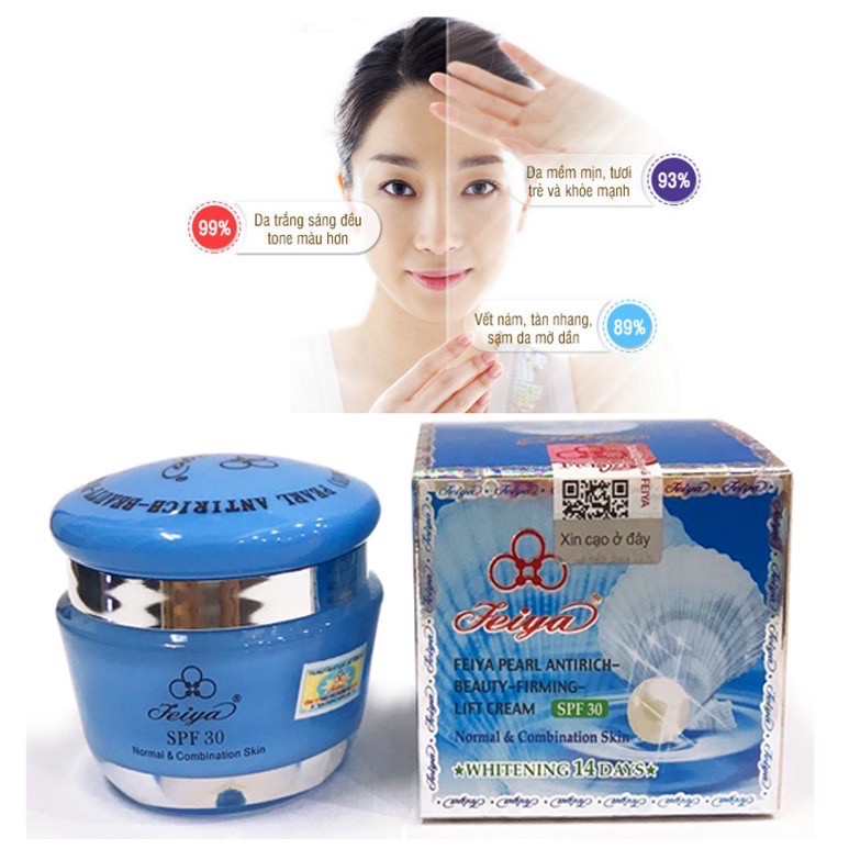 KEM FEIYA NGỌC TRAI ( GIẢM THÂM NÁM, TÀN NHANG, ĐỐM NÂU CHÁY NẮNG ) 50G