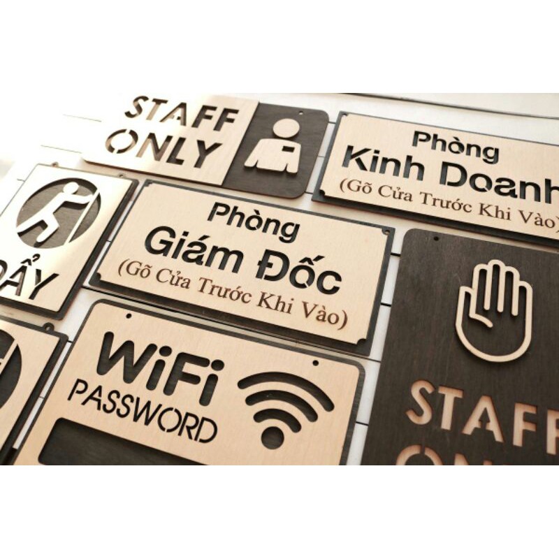 Bảng biển gỗ treo trang trí decor