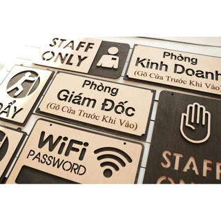 Bảng biển gỗ treo trang trí decor