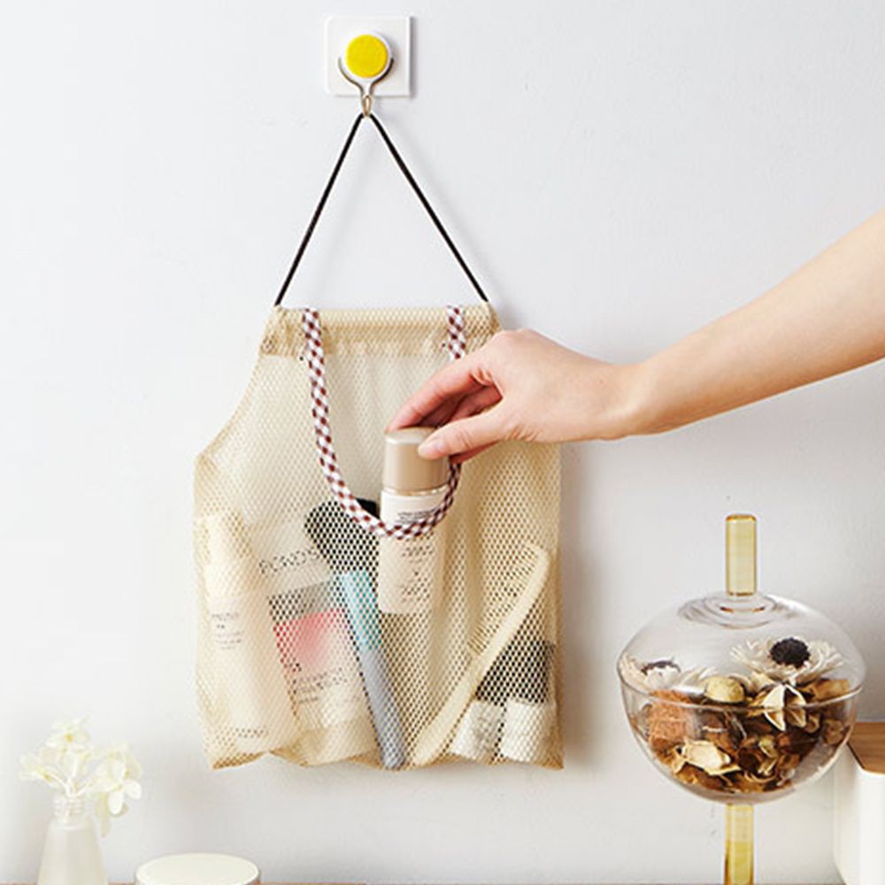 SJJL Túi lưới polyester đựng hành tỏi cho nhà bếp có thể tái sử dụng