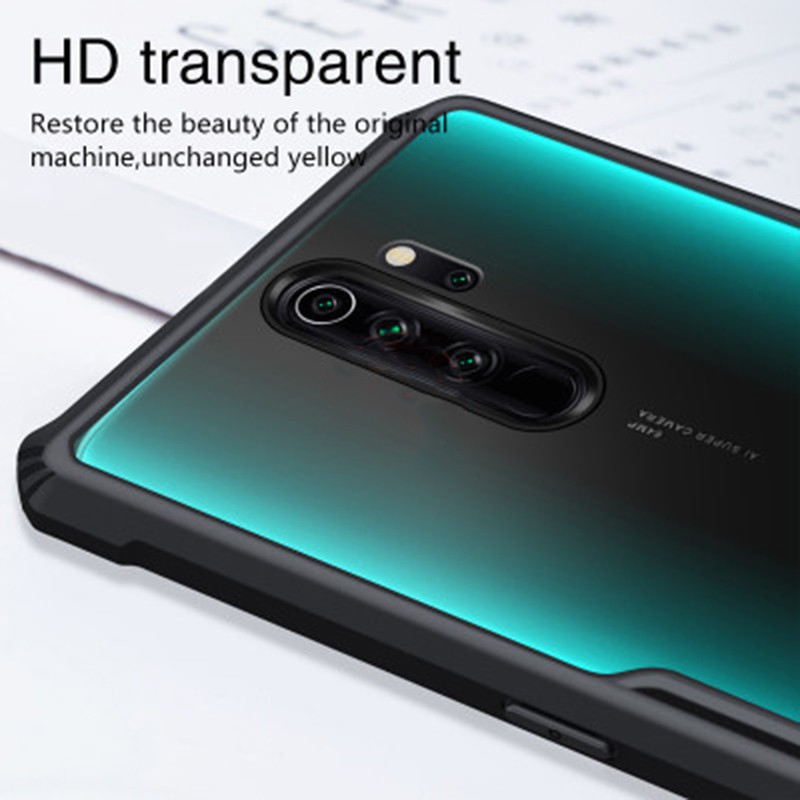 Ốp điện thoại trong suốt chống sốc bảo vệ cho Redmi 9 Note 8 9s 9 Pro Max K30 K30i K30s POCO X3 NFC M3 Mi 10T Pro 9A 9i