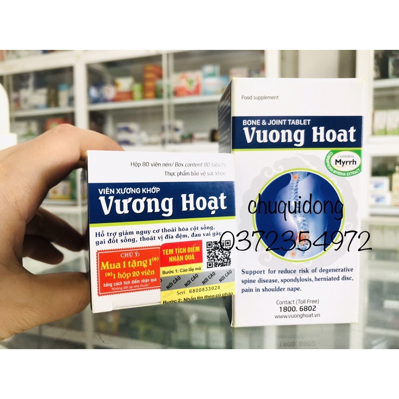 Vương hoạt hỗ trợ xương khớp | Thế Giới Skin Care