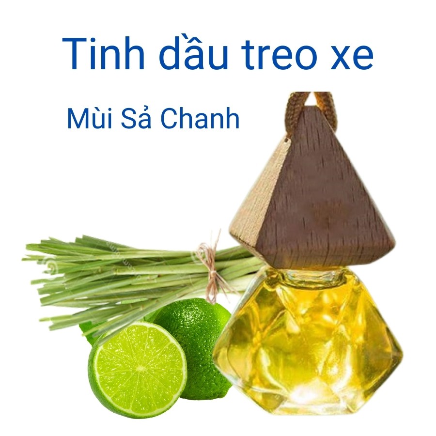 Tinh dầu treo xe ô tô mùi sả chanh thiên nhiên nguyên chất treo xe ô tô phòng ngủ khử mùi xe hơi 7ml MỘC Mitauto