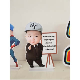 Chibi để bàn sinh nhật cho bé có chân đứng