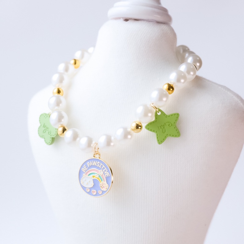 Vòng Cổ Hạt Ngọc Trai Xinh Xắn Dành Cho Thú Cưng