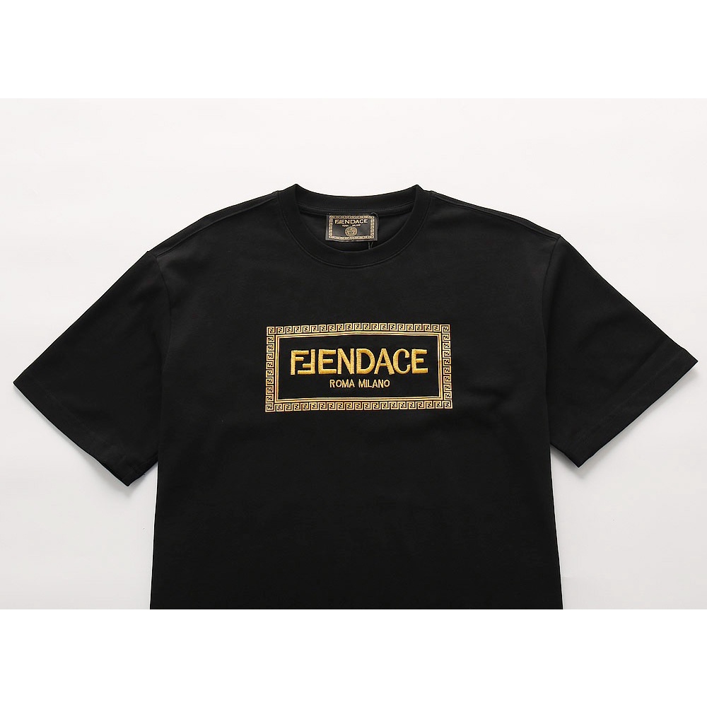 Áo Thun Fendi X Versace 22ss Thời Trang Đường Phố Cá Tính Cho Nam Nữ