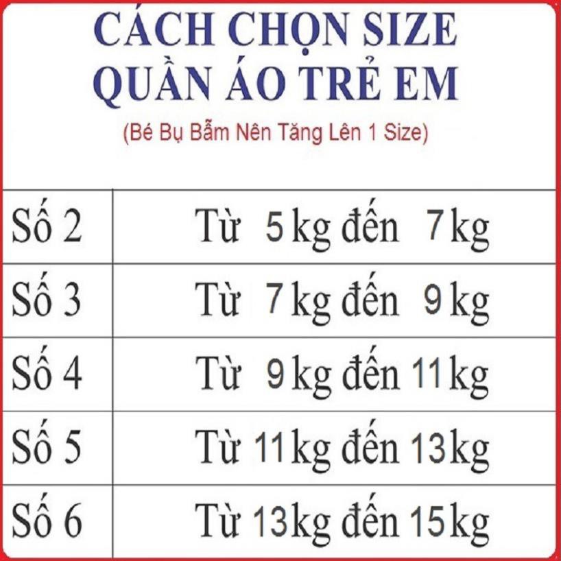 [𝙁𝙧𝙚𝙚𝙎𝙝𝙞𝙥 - 𝙈𝙖̂̃𝙪 𝙈𝙤̛́𝙞] Combo 5 Bộ Dài Tay Các Hình Cài Cúc Giữa Cho Bé Từ 5-15kg - Quần Áo Trẻ Em