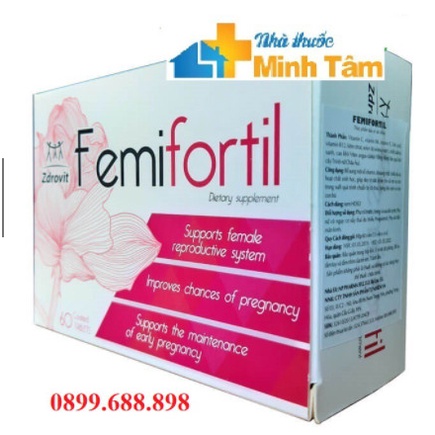 Bổ trứng Femifortil  dành cho nữ giới + QUÀ HẤP DẪN