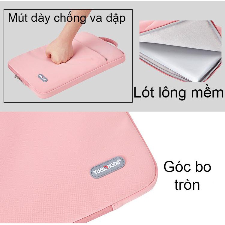 Túi chống sốc bảo vệ laptop thời trang YueLongDa