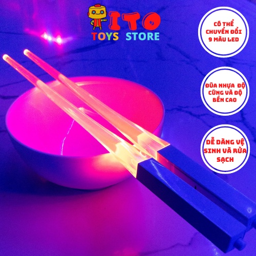 Đũa ăn cơm phát sáng cao cấp chống mốc