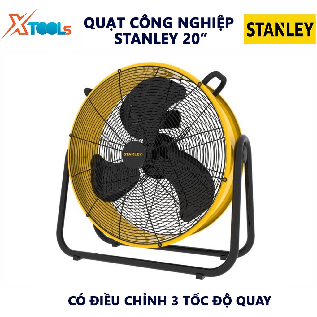 Quạt công nghiệp Stanley SLF305018 | công suất 130W điều chỉnh 3 cấp tốc độ vận tốc gió 456m/M [CHÍNH HÃNG][XTOOLs]