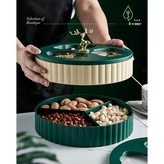 💥SIÊU HOT💥 Hộp mứt tết 2 Tầng Cao Cấp, Sang Trọng, Hiện Đại Phong Cách Châu Âu Mới Nhất 2021