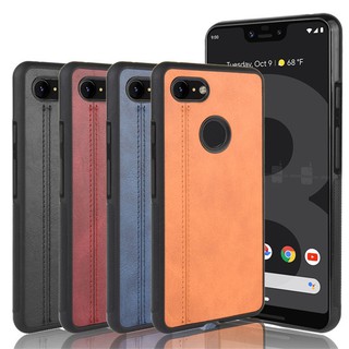 Ốp lưng Google Pixel 3 / Pixel 3 XL Da bắp chân Da PU Vỏ cứng Vỏ điện thoại